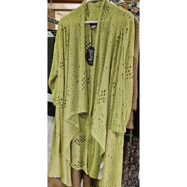 GILET LONG LIME BY SASSY 
