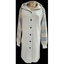 Manteau En Lainage Tout Doux Capuche By Etymologie